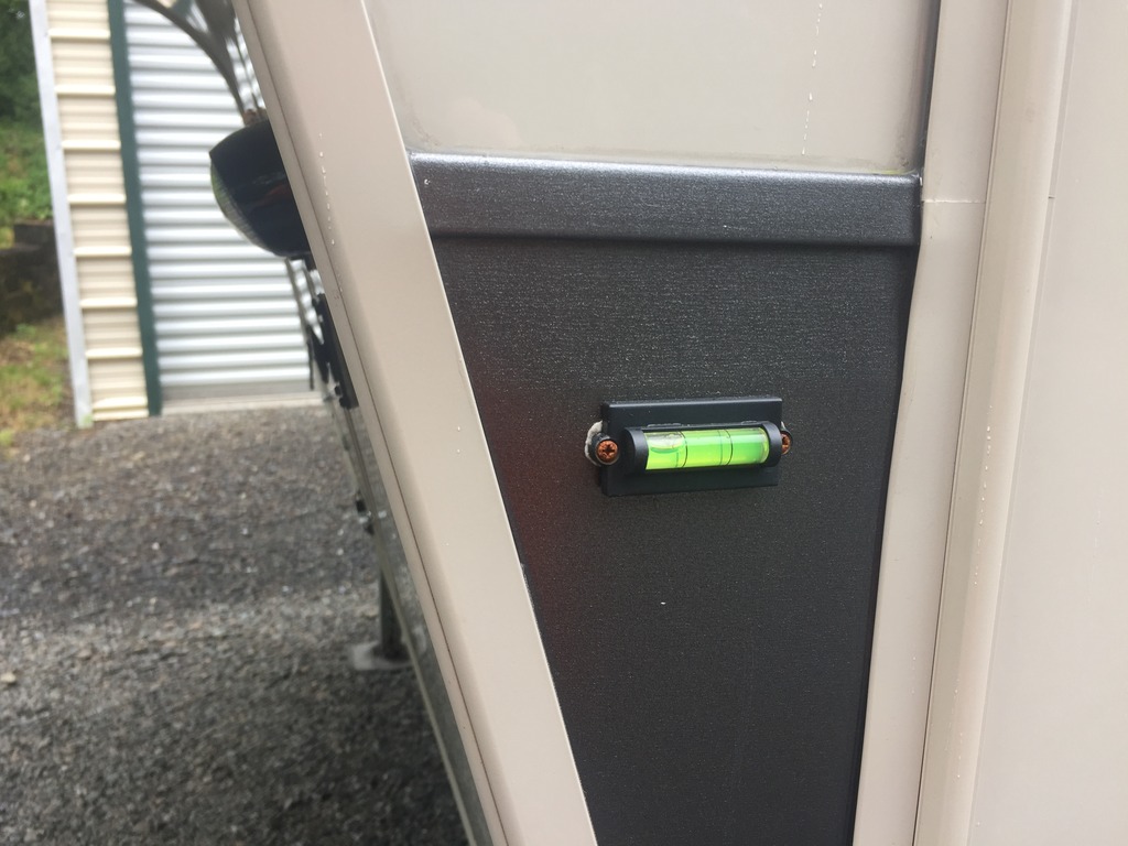 How to Install Bubble Levels on a Travel Trailer 
